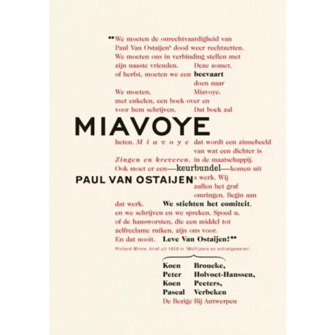 Miavoye - Koen Peeters