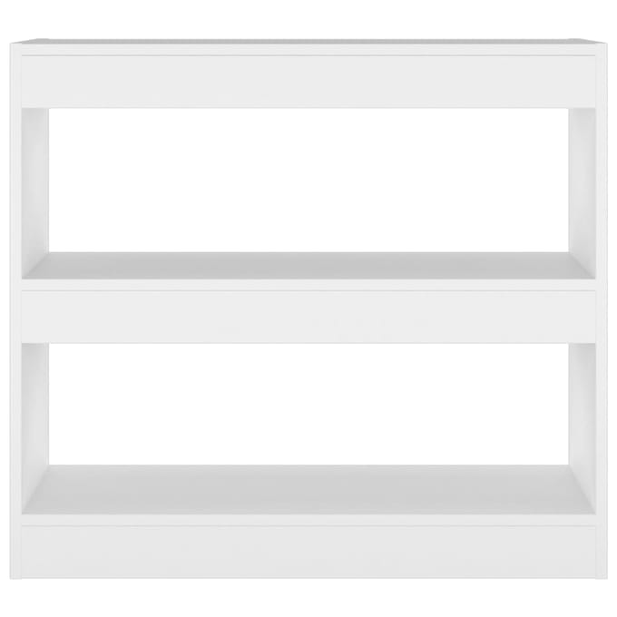 vidaXL - Boekenkast/kamerscherm - 80x30x72 - cm - wit