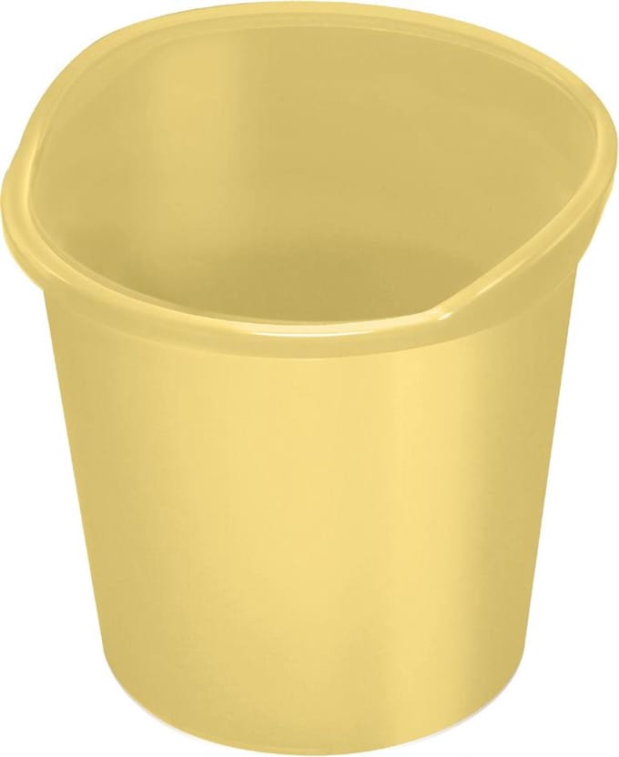Helit prullenbak 'the joy' 13 liter geel