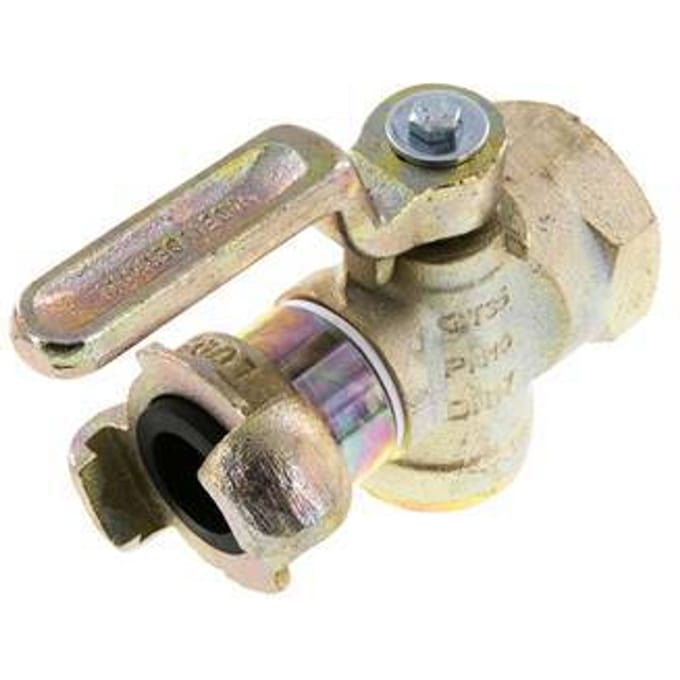 G 3/4'' Smoorventiel Klauwkoppeling DIN 3486 Gietijzer