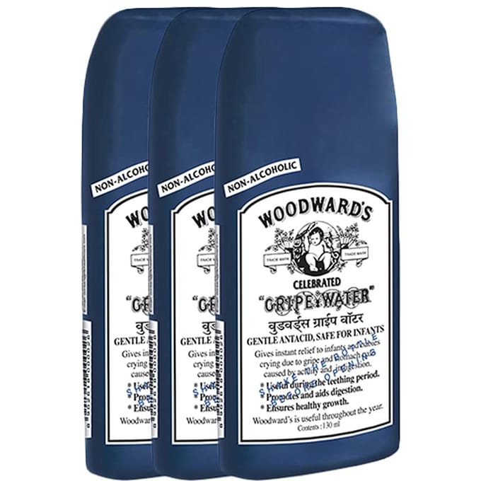 Woodward's Gripe Water 130ml (Pakket van 3) blue