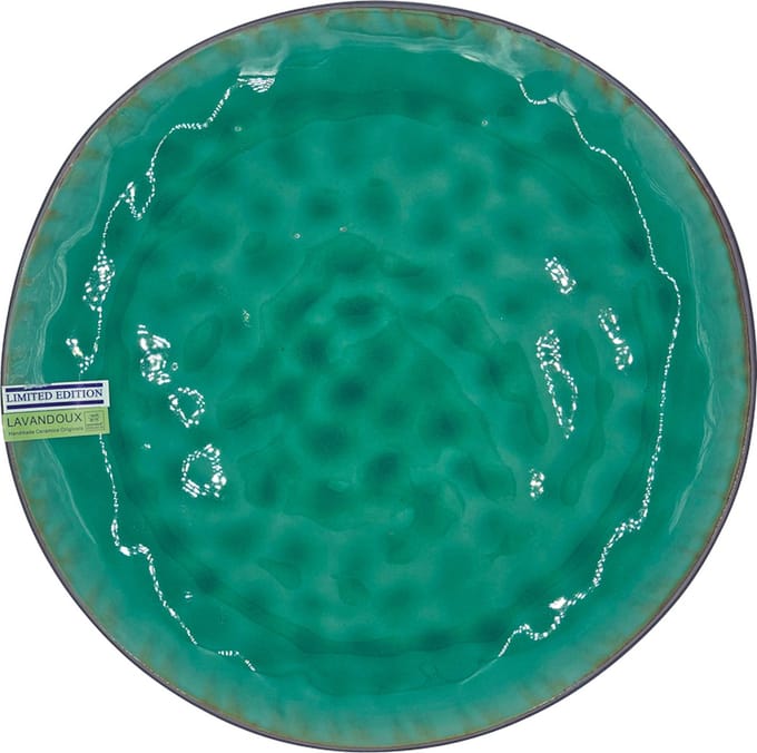 Lavandoux - Dinerbord - Reactief Glazuur - Ø 27 cm - Groen - Set van 4