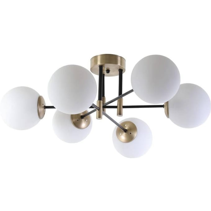 Asir - Kroonluchter - Wit - 65 x 65 x 35 cm