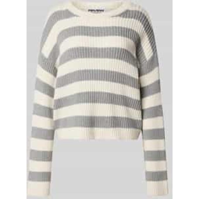 Gebreide pullover met ronde hals