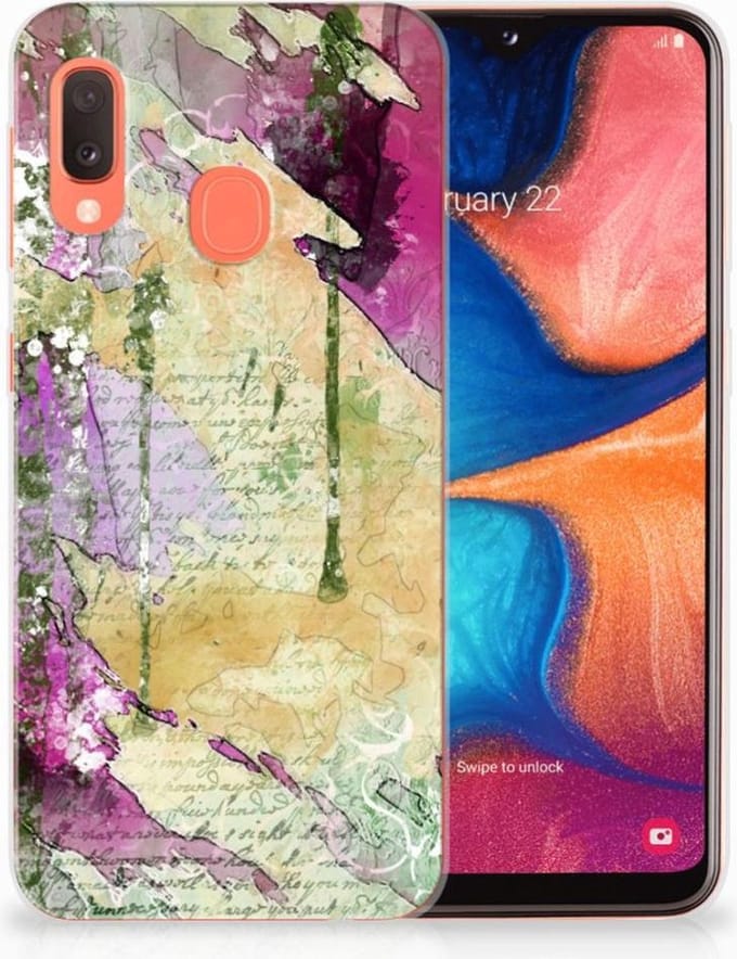 Hoesje maken Samsung Galaxy A20e Letter Painting