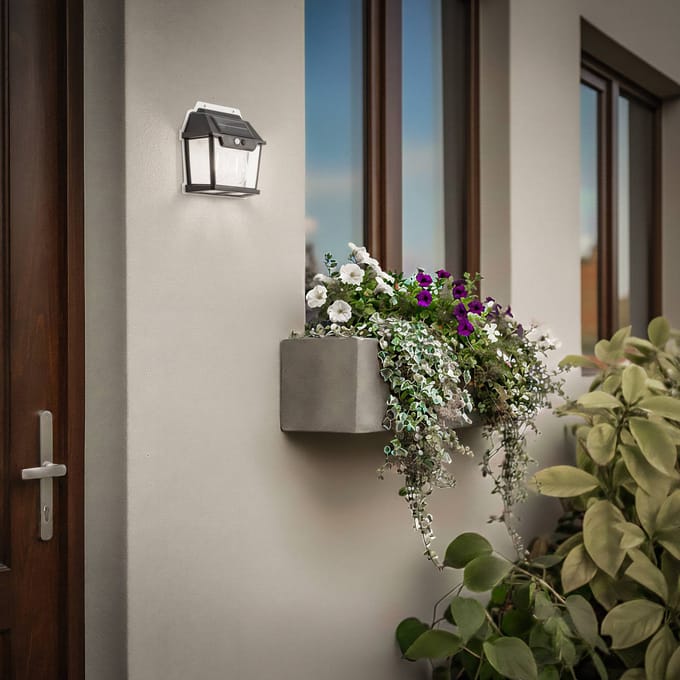 Milagro Lighting LED buiten wandlamp Filo Double, zwart, IP44