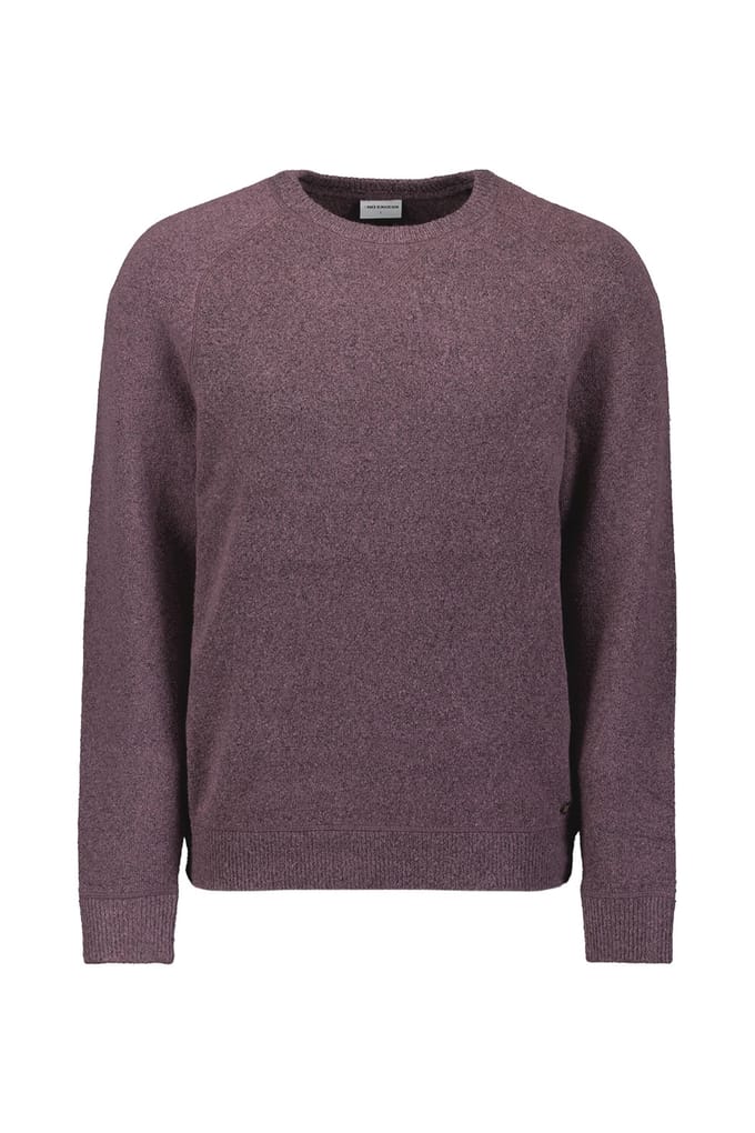 No Excess Pullover Crewneck Soft Wool Blend Dark Wine Größe: S | Pullover Outlet | Herren | Rot