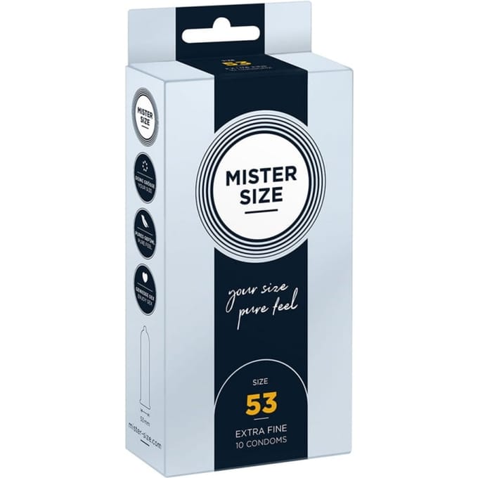 MISTER SIZE 53 Ultra Dunne M condooms (10 pack)