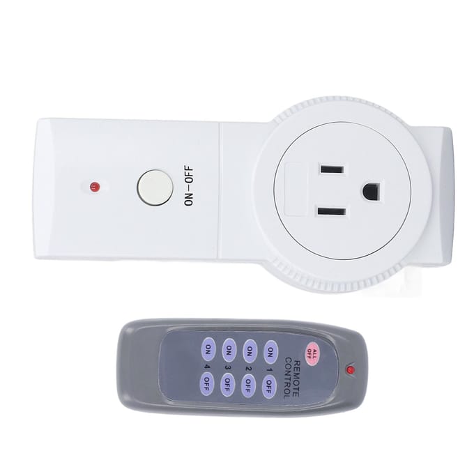 Prise de courant télécommandée Réceptacle pour lumière climatiseur