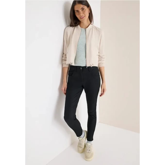 Broek in lederlook