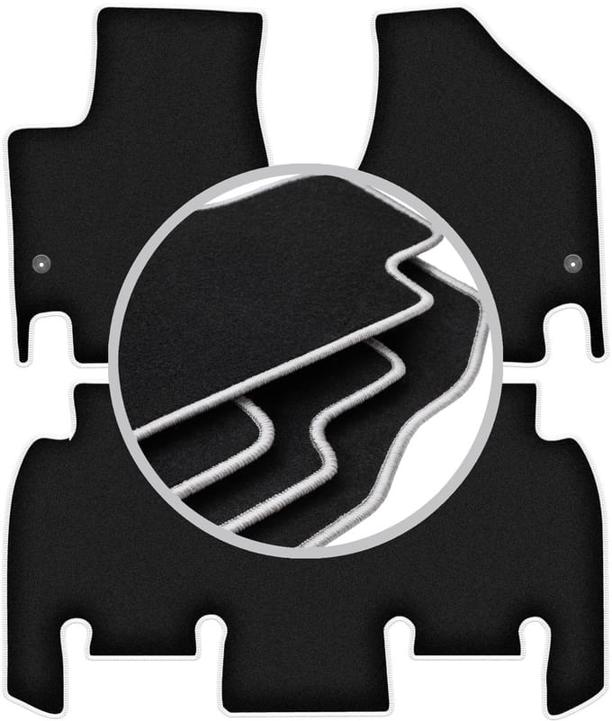 CARLUX-SILVER automatten voor: Chrysler Pacifica RU minivan (2016-)