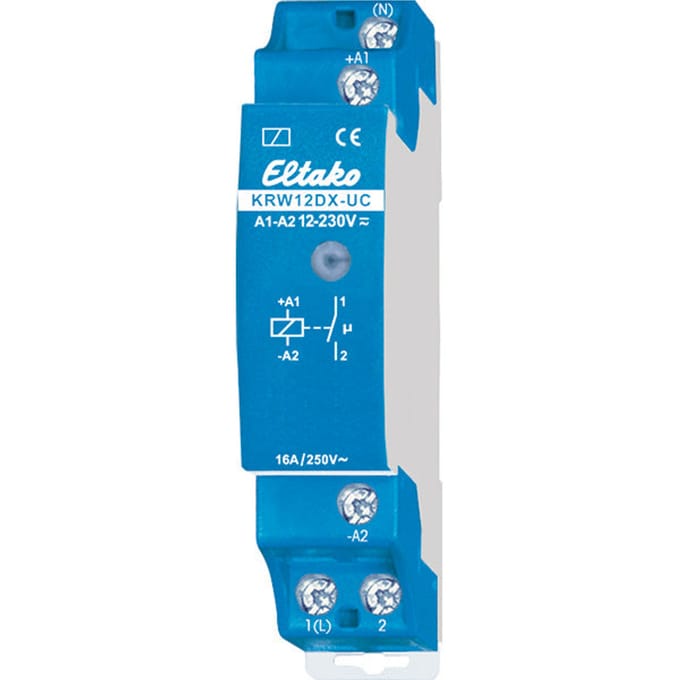 Eltako Krw12Dx-Uc Wolfraam Contact Schakelrelais 16A - 22100800