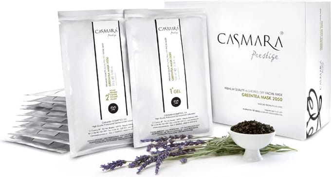 Casmara Greentea Masker 2050 / revitaliserend anti-stress masker 10-pack