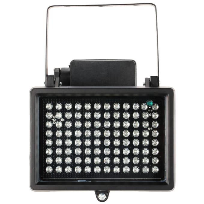 Tableau d'éclairage IR à 96 LED, lampes infrarouges, Vision nocturne, étanche pour l'extérieur, pour caméra de sécurité CCTV noir