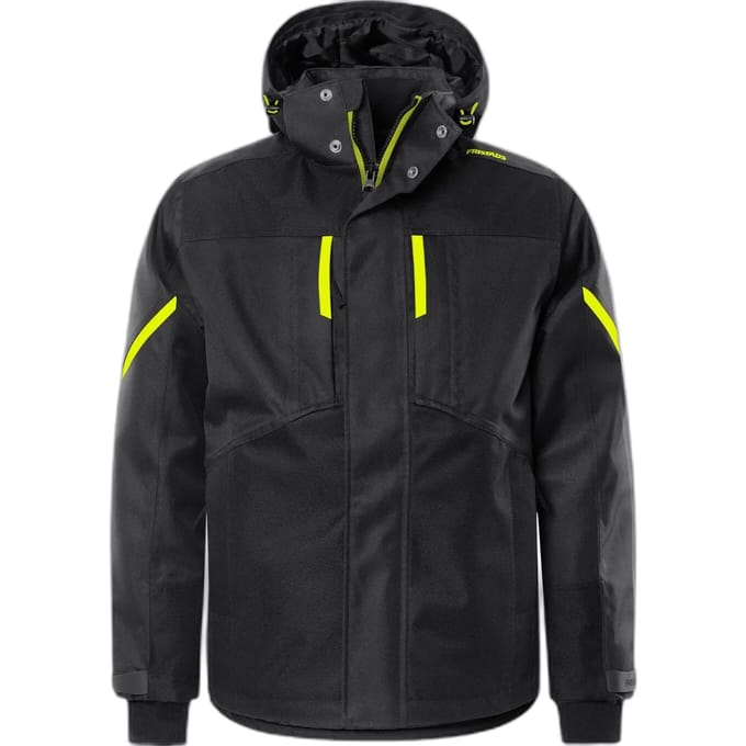 Fristads Airtech® Winterjack 4058 Gtc - Zwart/hi-vis geel - S
