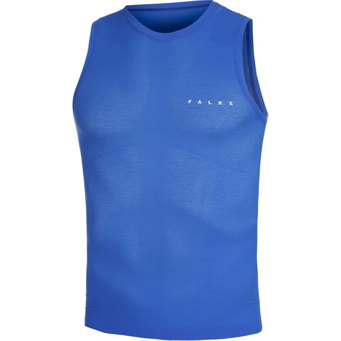 FALKE Ultralight Cool sneldrogend functioneel materiaal mouwloze functioneel shirt heren blauw - maat S