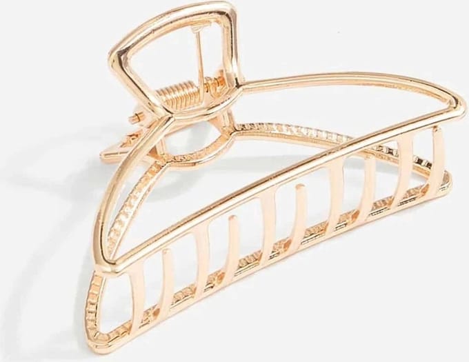 *** Metalen haarklem goud - Goudkleurige Haarklemmen/Clips - van Heble® ***