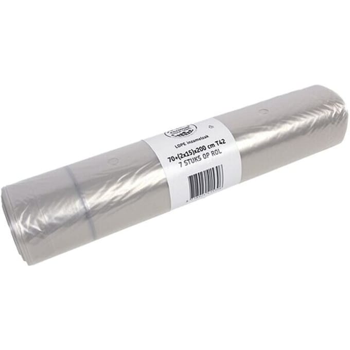Afvalzak Cleaninq perforatie en sluitlint 400 liter doos à 84 stuks