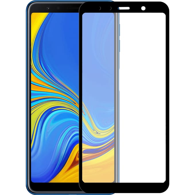Samsung Galaxy A7 2018 screenprotector gehard glas Edge to Edge