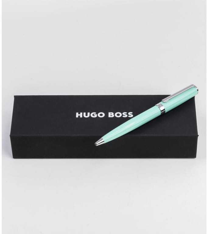 Hugo Boss - HSN2544T - Balpen - groen/zilver - Gear Icon