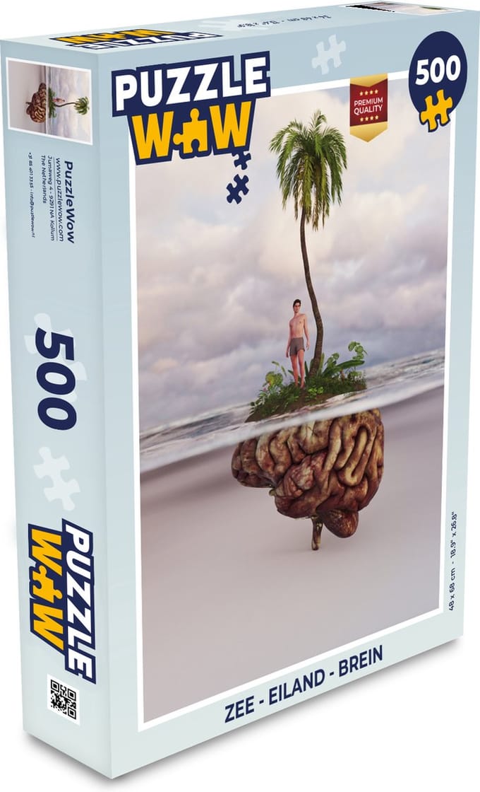 Puzzel Zee - Eiland - Brein - Legpuzzel - Puzzel 500 stukjes
