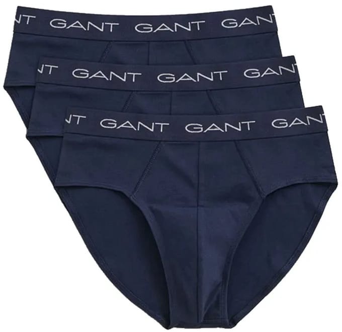Gant Ondermode Uni Color Brief 3Pack Marine / male