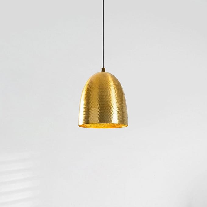 Opviq Hanglamp Tattoo 2376, goudkleurig, metaal, Ø 20 cm