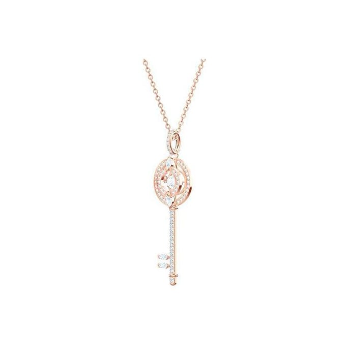 Swarovski Sparkling Dance Hart Serie Sleutel Ketting Dames ketting 5469120 Box (Random Color) white