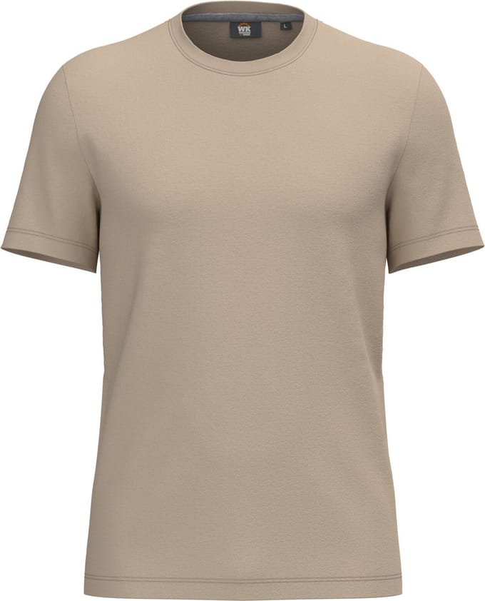 WK. Designed To Work Heren-T-shirt met antibacteriële behandeling WK306 - Light Sand - 5XL