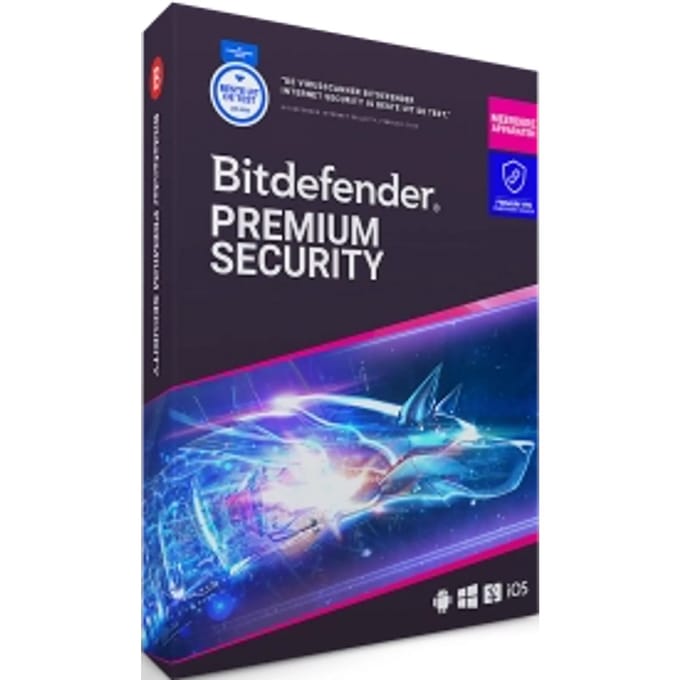Bitdefender Premium Security | 5 apparaten | 1 jaar | Windows | Mac | Android | iOS