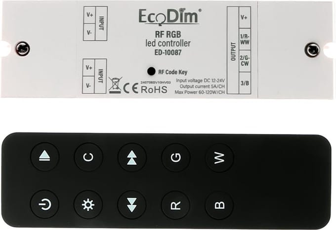 LED Strip Afstandsbediening Set met Controller RGB - EcoDim