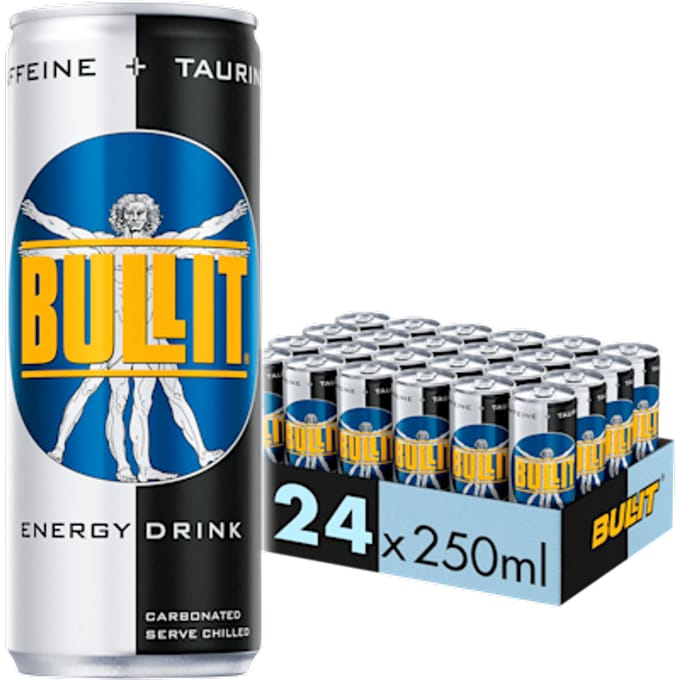 Bullit - Energy - sleekcan - 24x25 cl - NL