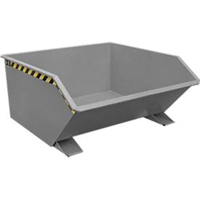 Kiepbak type GU, 750 liter, grijs