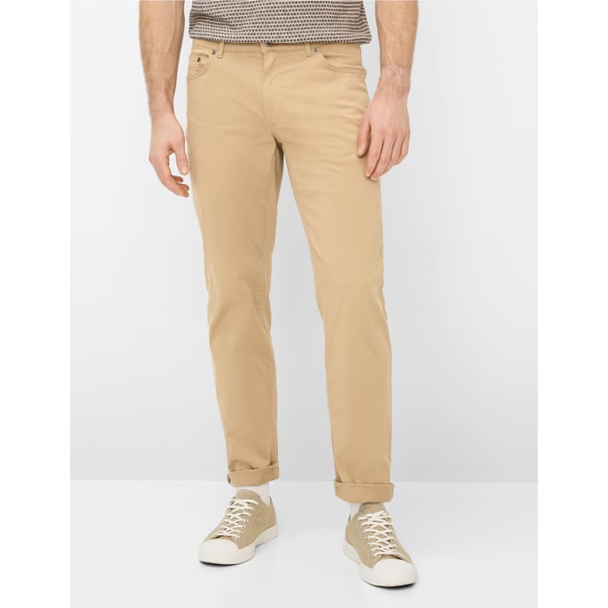 Brax Heren Jeans  Style COOPER CARAMEL, beige, maat 42/34