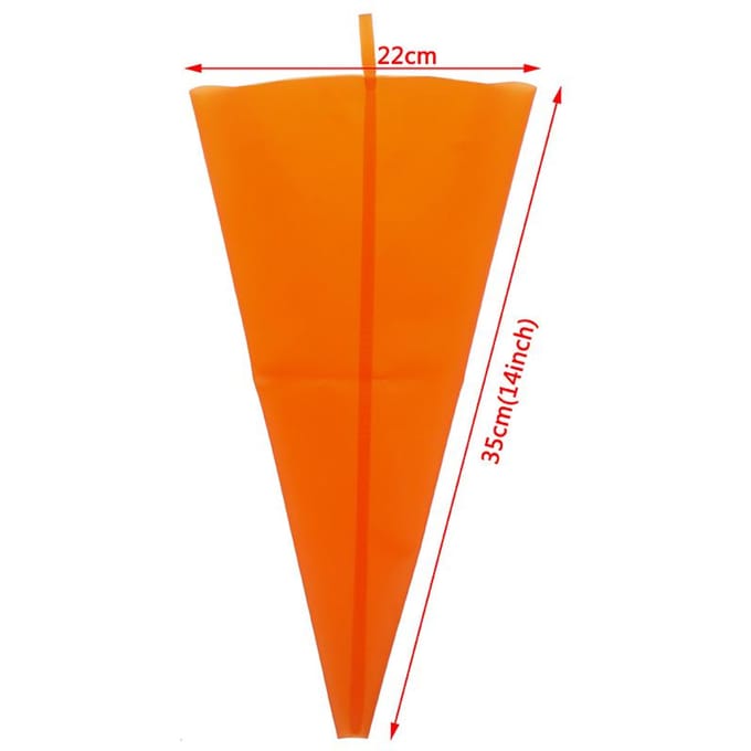Poche à pâtisserie en silicone pour la décoration de gâteaux 14Inch