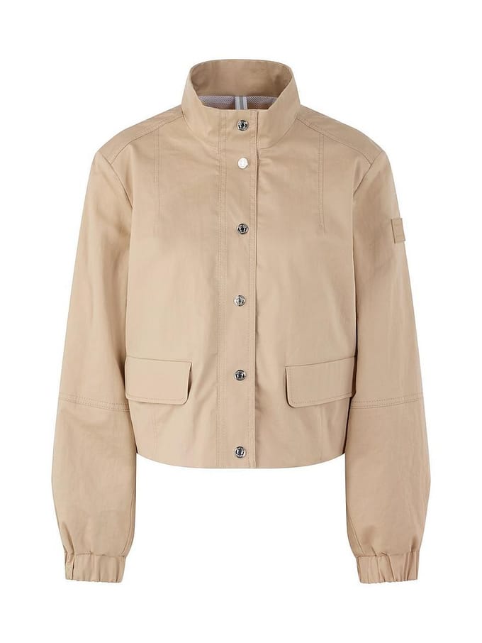 Regular fit jack met opstaande kraag