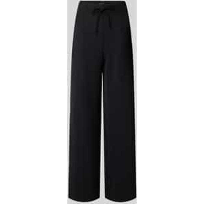 Stoffen broek met structuurpatroon