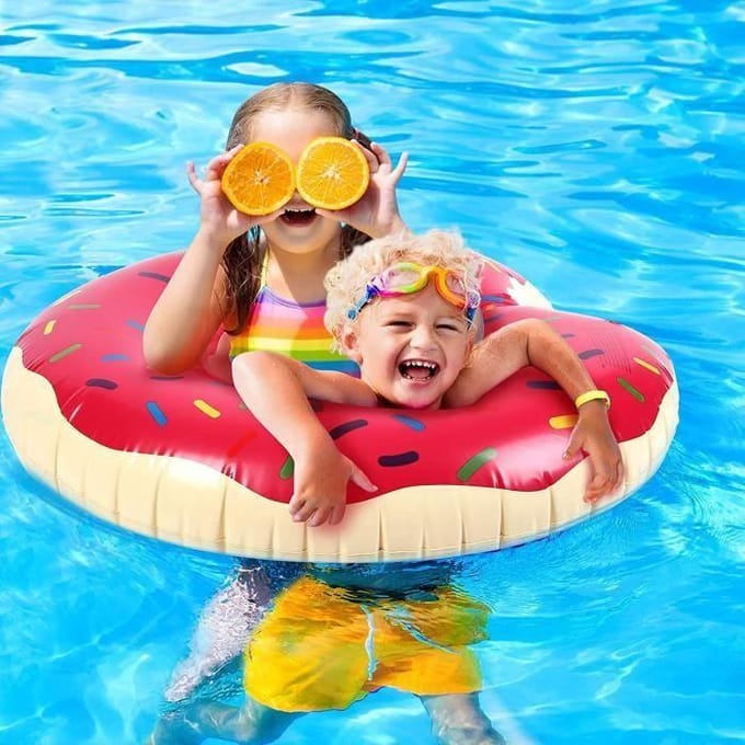 Bouée Donuts, Anneau de Natation Bouée d'été Eau Jouet bouée Piscine bouée Gonflable bouet Gonflable Piscine Gonflable pour Piscine184