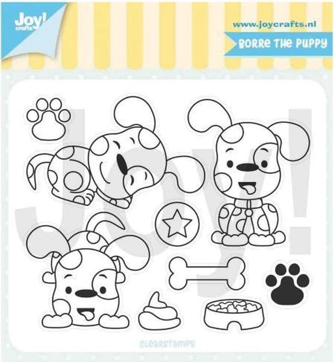 Joy!Crafts • Clear stempel Jocelijne borre de puppy