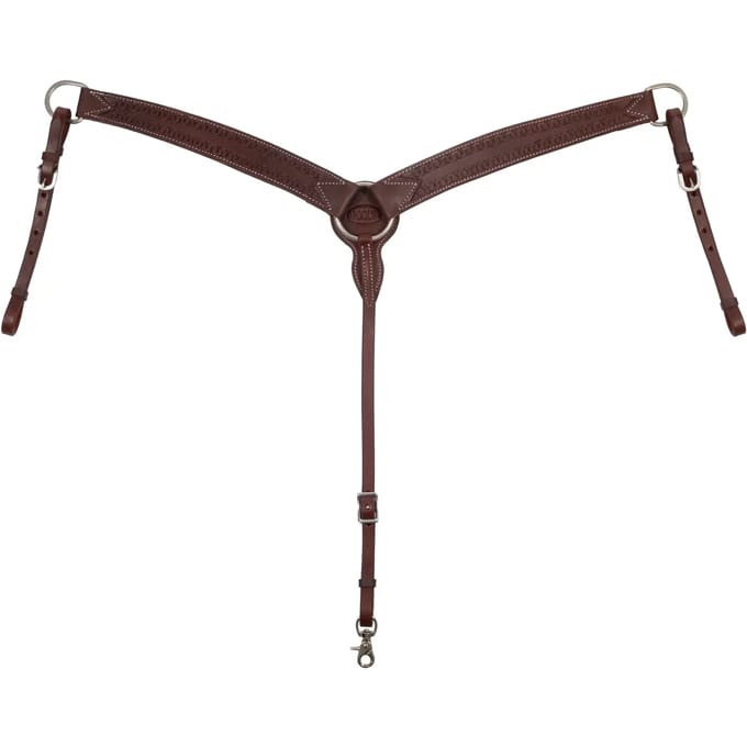 Jachthoofdstel voor paard met western gegraveerde motieven Pool's
