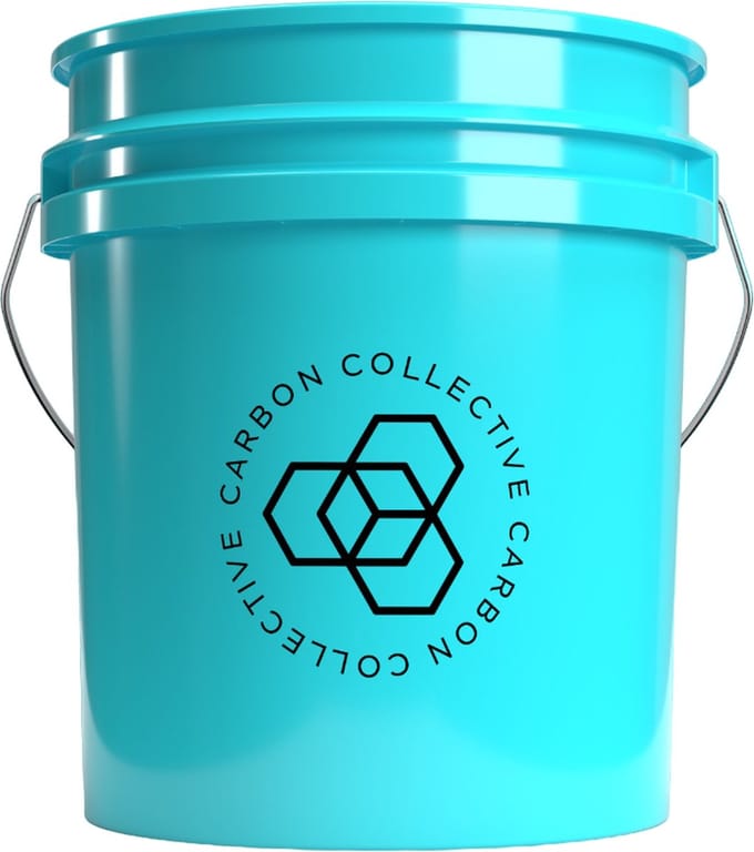 CARBON COLLECTIVE - Signature Teal Wheel Bucket - 13L