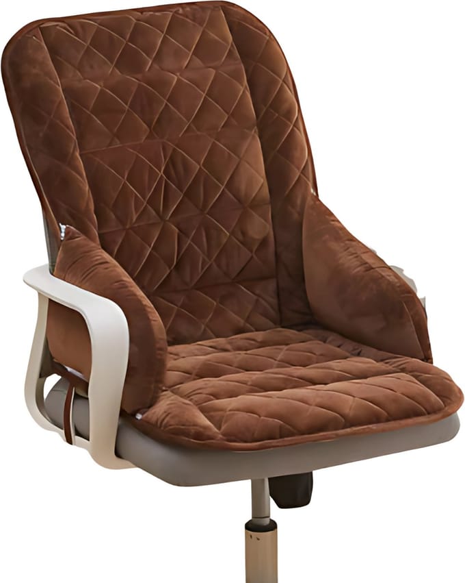 Bureaustoel kussen - Rugkussen - Ergonomisch - Universeel - Bruin