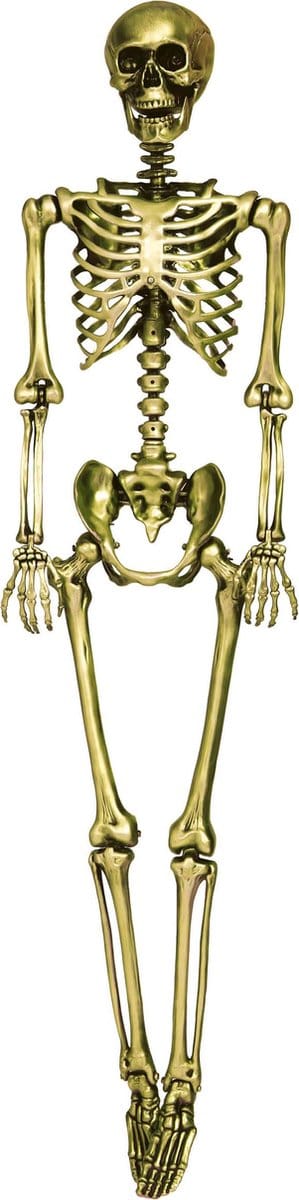 FIESTAS GUIRCA, S.L. - Gouden hangend skelet 90 cm