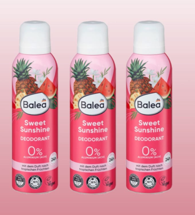 Balea Deodorant Sweet Sunshine | 3x 200ml