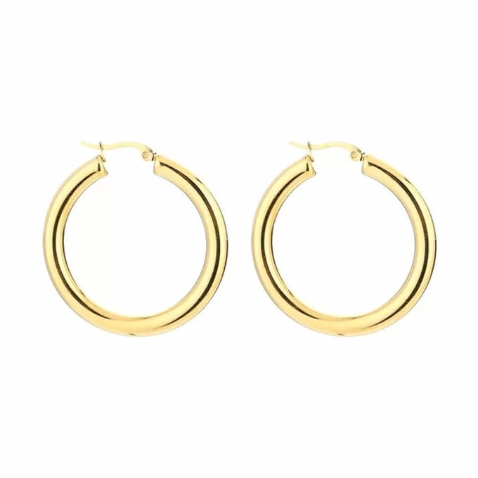 Bijoutheek Oorringen Statement Hoop Rond Goud