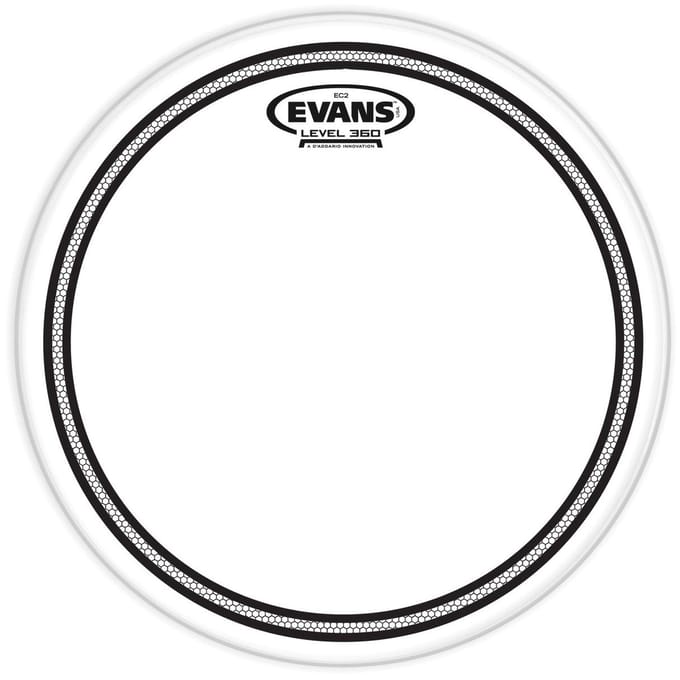 Evans EC2 Clear SST 10", TT10EC2S, Tom Batter - Tom vel