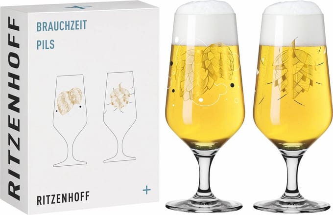 Ritzenhoff Brauchzeit Pils Glas 1/2 2 Stuks