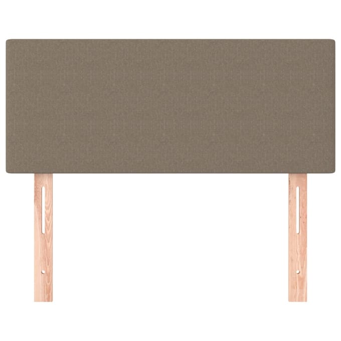 vidaXL - Hoofdbord - 90x5x78/88 - cm - stof - taupe