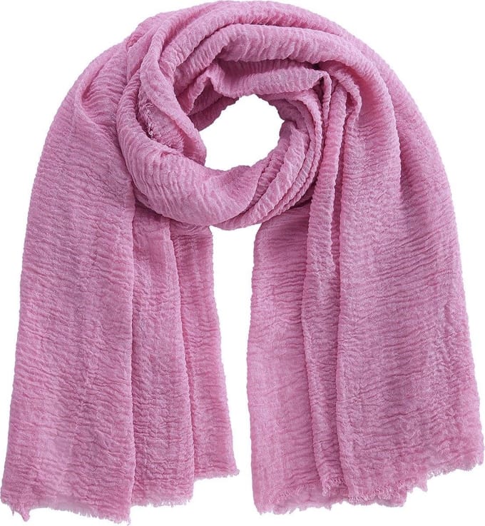 Lange Dunne Sjaal - Effen - Roze - 190 x 95 cm (041101A)