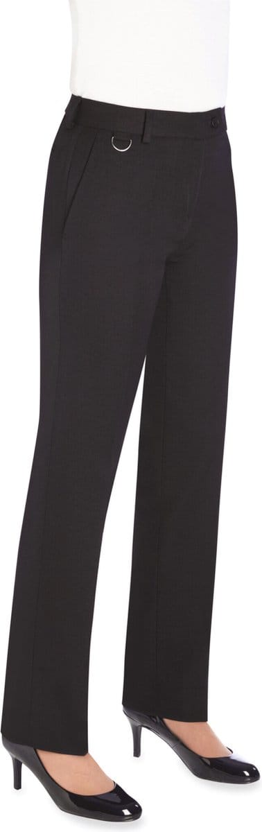 Brook Taverner Venus Straight Leg Trouser BT2256 - Black - 32 EU (4 UK)
